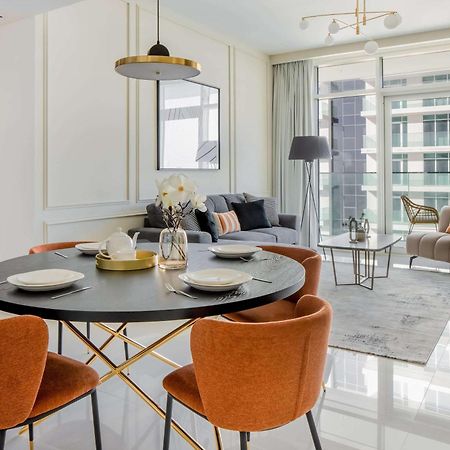 Silkhaus Palm View 1Bdr With Private Beach In Emaar Beachfront Дубай Екстериор снимка