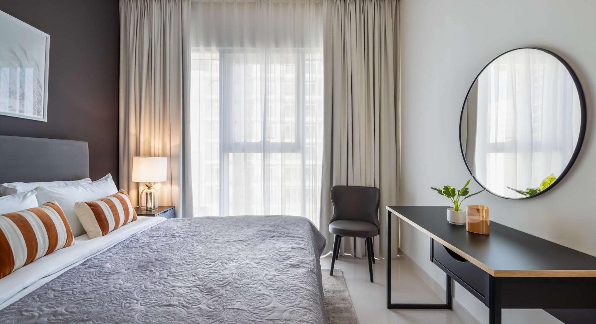 Silkhaus Palm View 1Bdr With Private Beach In Emaar Beachfront Дубай Екстериор снимка